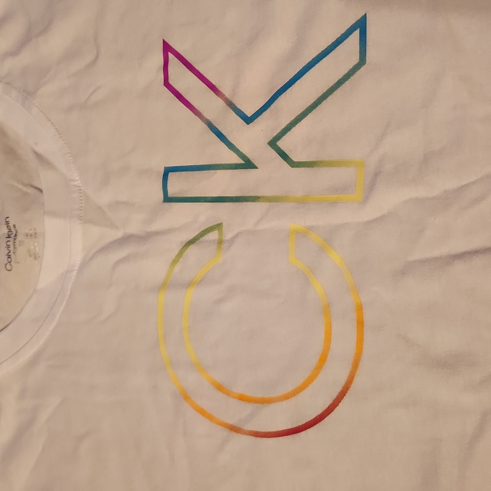 Calvin Klein Plus Size Performance Tee - Picture 2 of 6